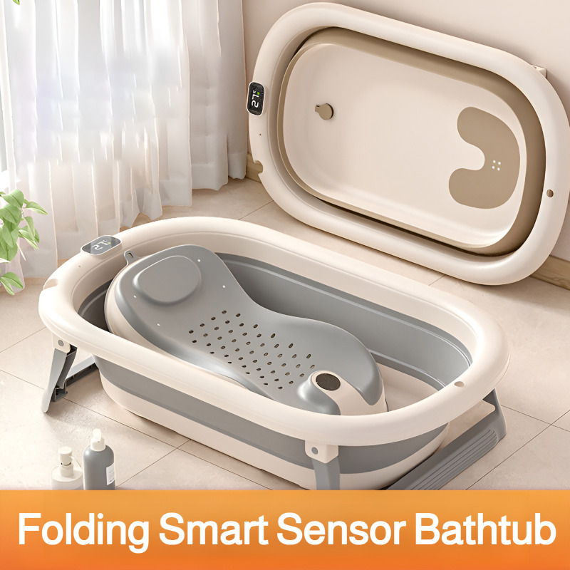 Baby Bath Tub Foldable - 접이식 아기 욕조, 영유아를 위한 안전하고