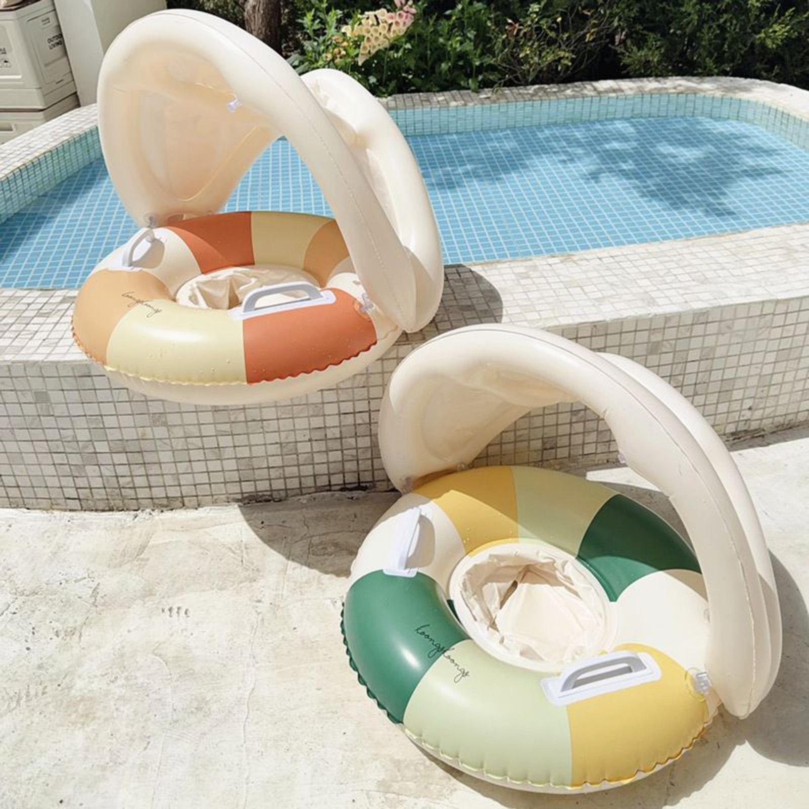 Baby Bath Tub Foldable - 아기 수영장 플로트 링, 캐노피가 있는