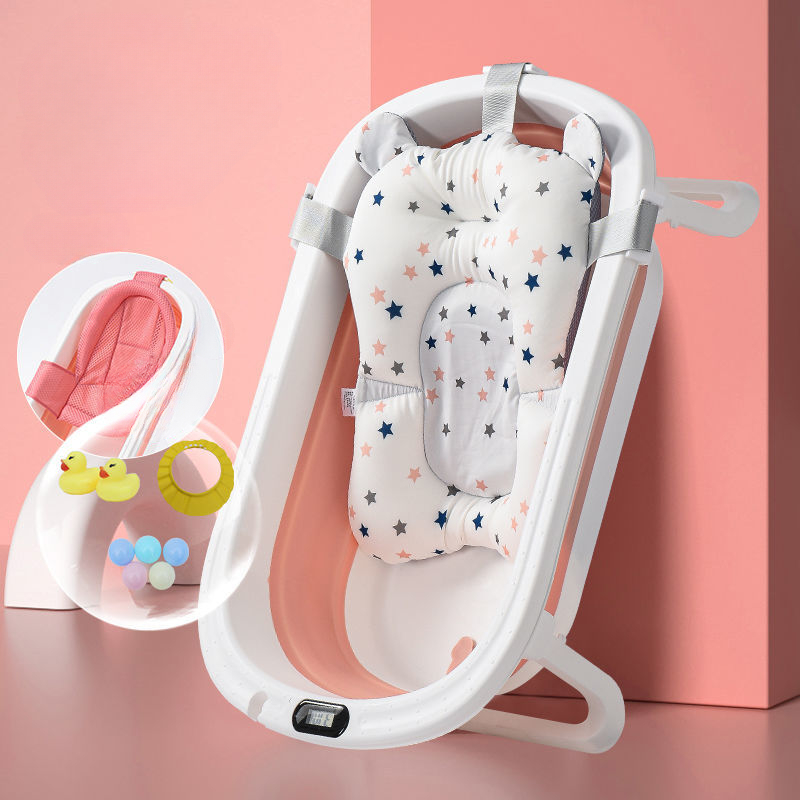Baby Bath Tub Foldable - 휴대용 아기 욕조 패드 Ajustable 욕조
