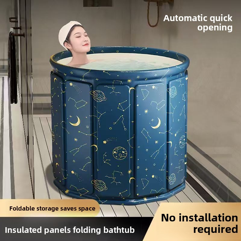 Baby Bath Tub Foldable - PVC 접이식 욕조 성인용 어린이용 보온