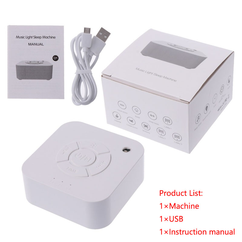 White Noise Machine Baby - 백색 소음 기계 USB 충전식 시간