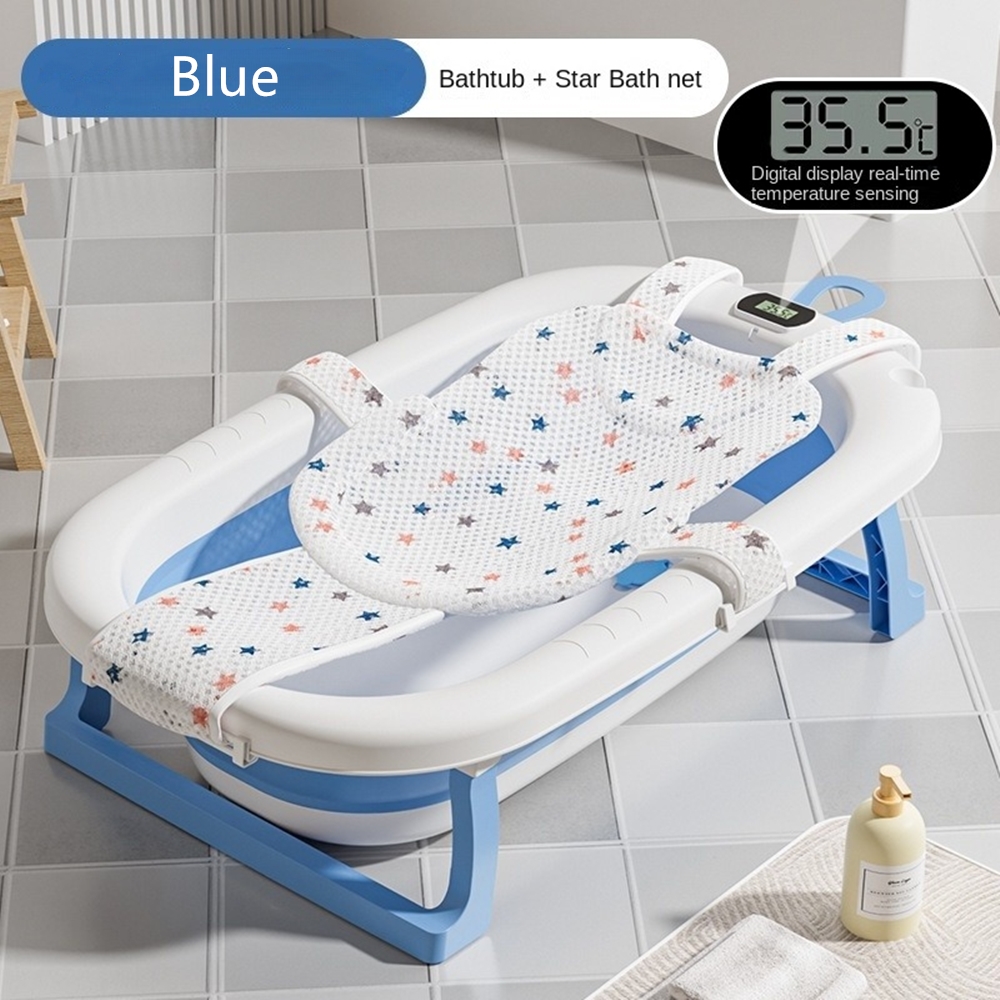 Baby Bath Tub Foldable - 접이식 아기 욕조 물 배출 플러그