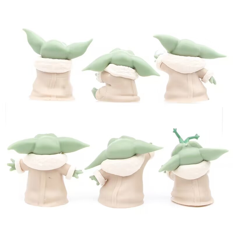Baby Yoda Products - 6PCS 스타 워즈 4-6cm ToyS 마스터