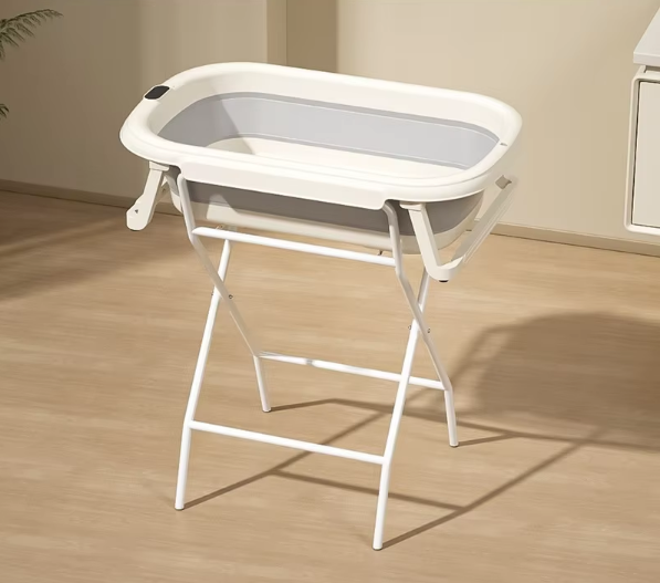 Baby Bath Tub Foldable - 접이식 신생아 욕조 및 스탠드 세트,