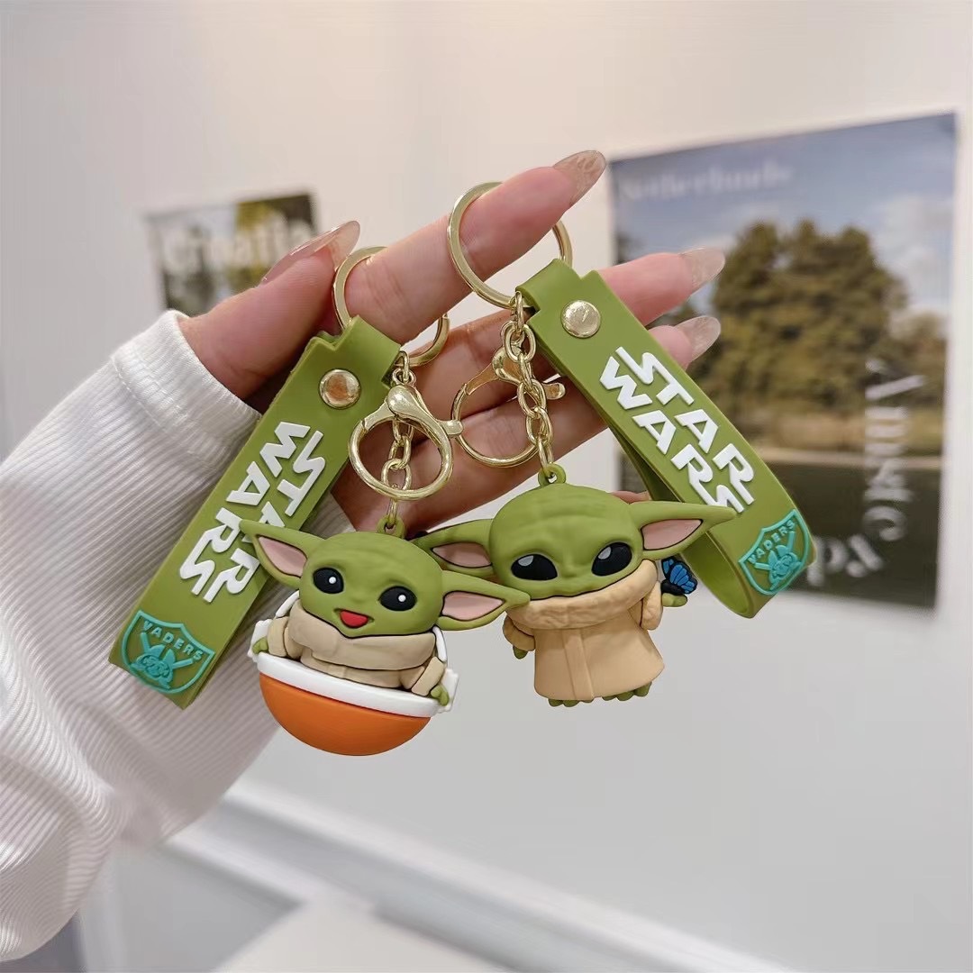 Baby Yoda Products - 1/4 스타일 스타워즈 키체인 마스터 요다
