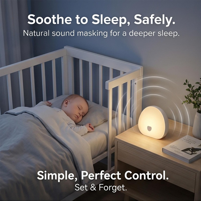 RGB 수면 백색소음기, 편안한 소리, 터치형 충전식  - White Noise Machine Baby 리뷰 및 가격