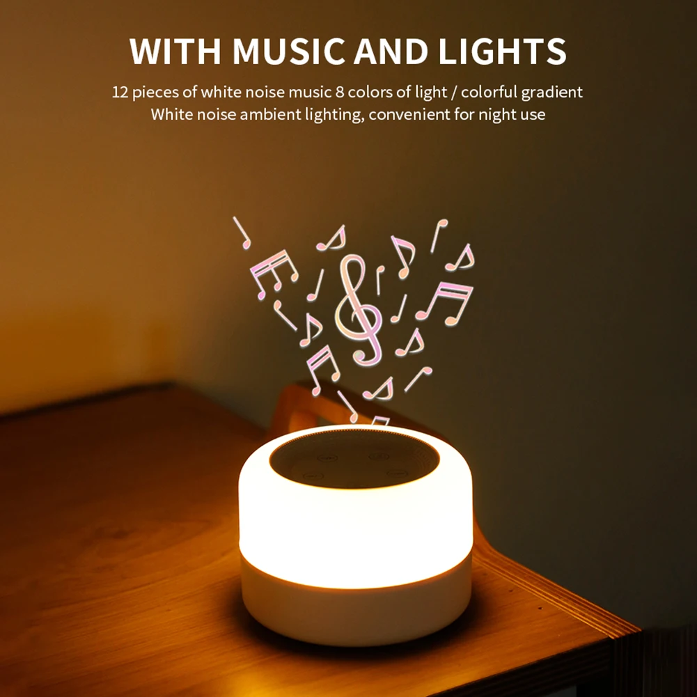야간 조명이 있는 데스크탑 백색 소음 기계 수면 휴식  - White Noise Machine Baby 리뷰 및 가격