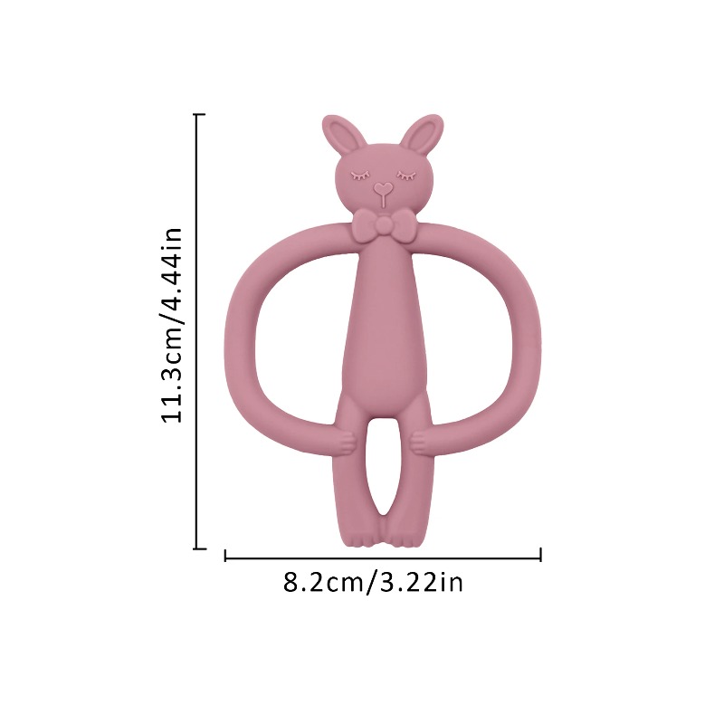컬러 키즈 1PC 실리콘 Teether 장난감 아기 간 - Baby Products Rabbit 리뷰 및 가격