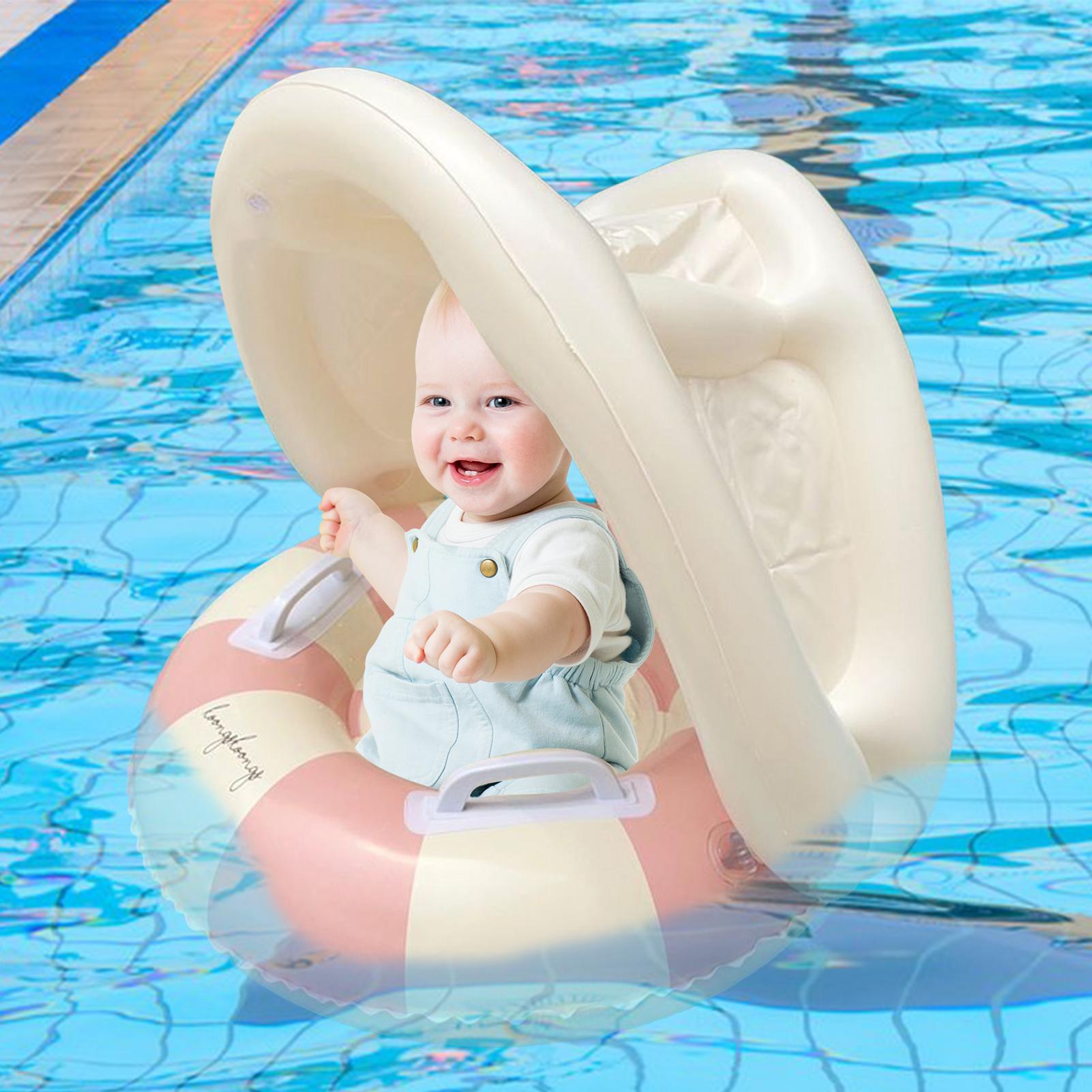 아기 수영장 플로트 링, 캐노피가 있는 아기용 풍선 수 - Baby Bath Tub Foldable 리뷰 및 가격