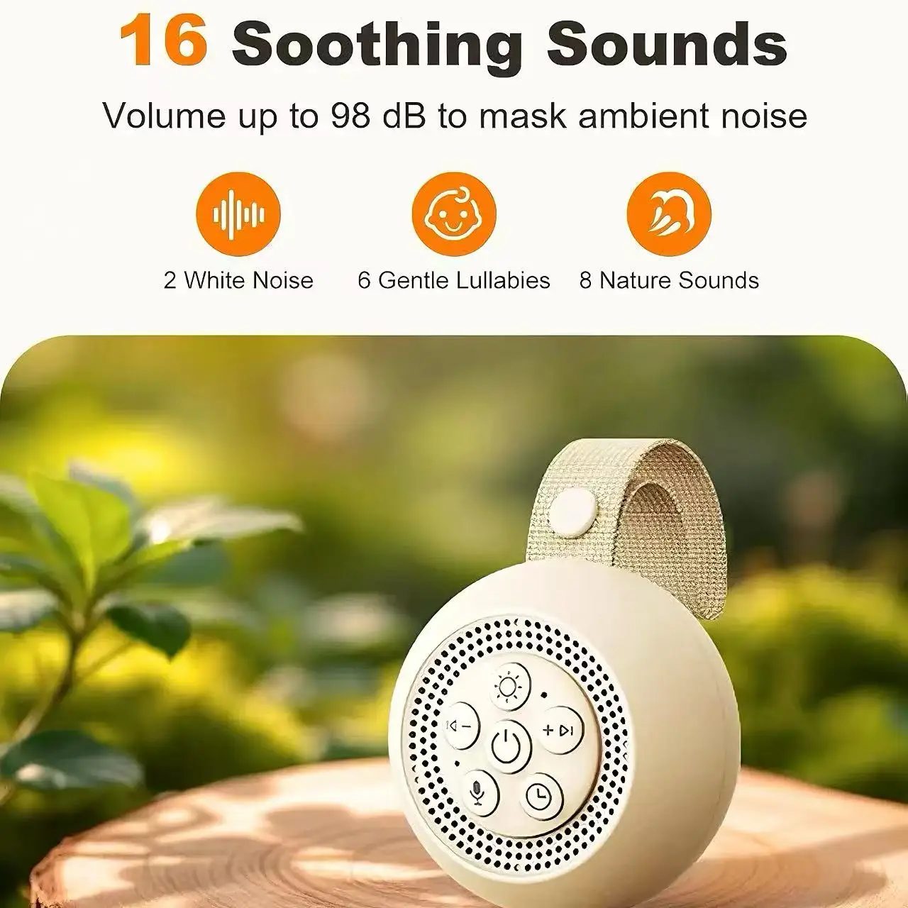 따뜻한 야간 조명이 있는 백색소음기 아기 수면 사운드  - White Noise Machine Baby 리뷰 및 가격