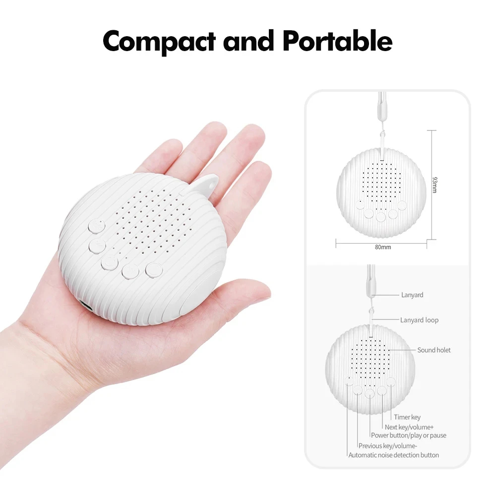 새로운 백색소음기 휴대용 아기 수면기 10가지 진정 소 - White Noise Machine Baby 리뷰 및 가격