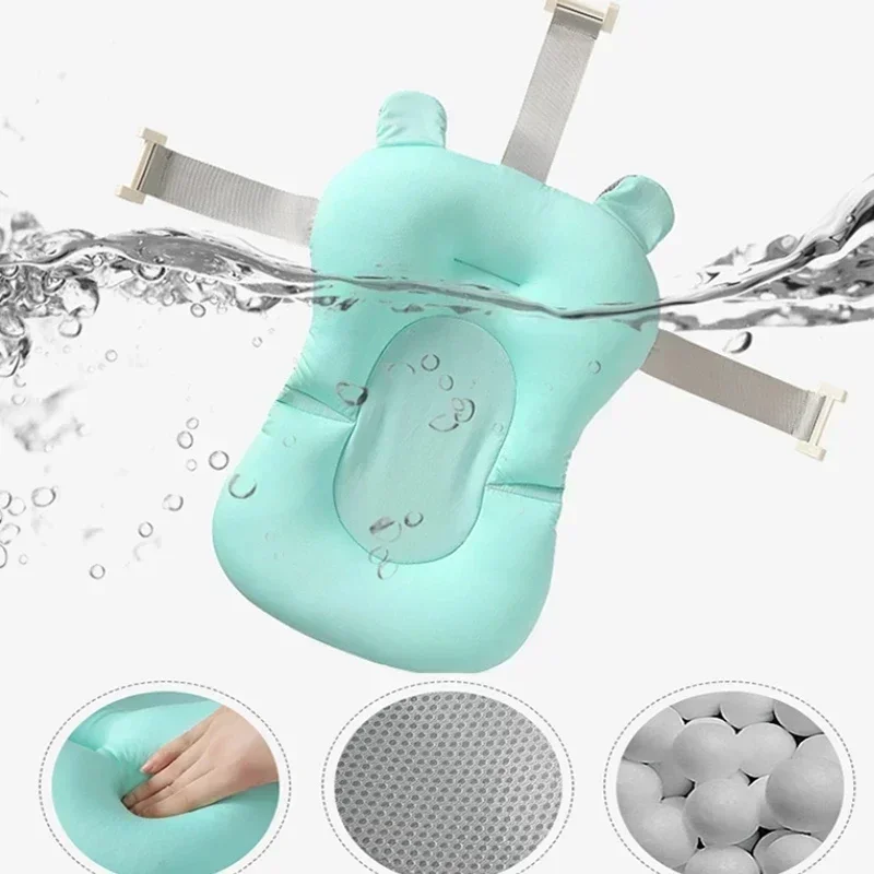 아기 욕조 패드 조정 가능한 목욕 지원 좌석 매트 샤워 - Baby Bath Tub Foldable 리뷰 및 가격
