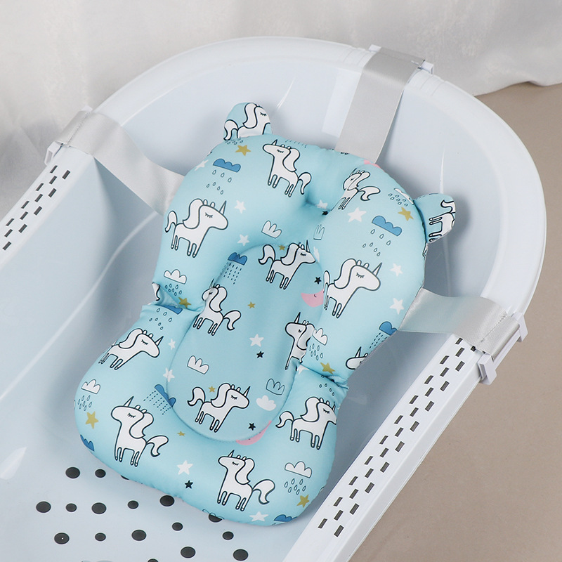 아기 목욕 좌석 지원 매트 유아 미끄럼 방지 부드러운  - Baby Bath Tub Foldable 리뷰 및 가격