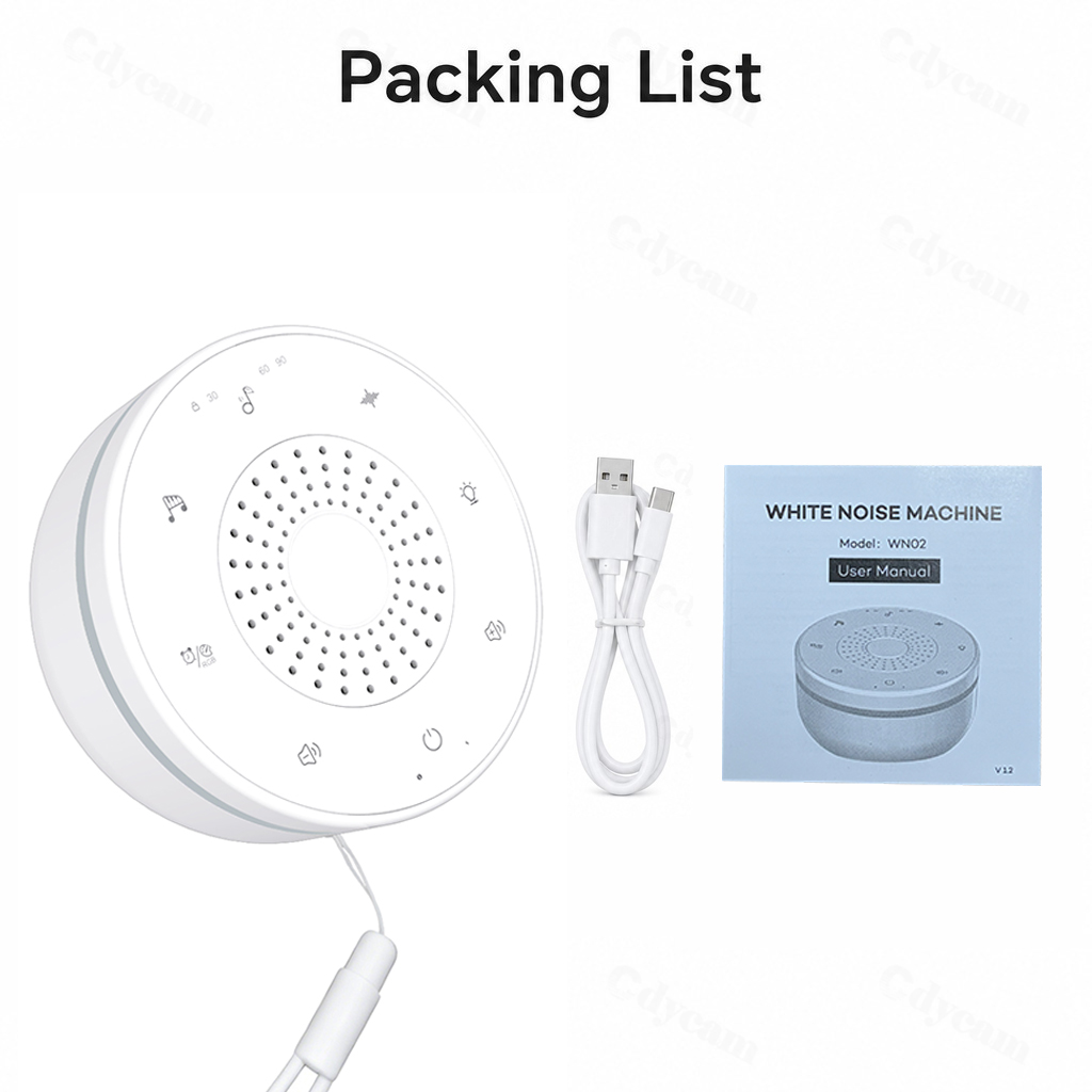 베이비 화이트 노이즈 머신 USB 충전식 타이머 설정  - White Noise Machine Baby 리뷰 및 가격