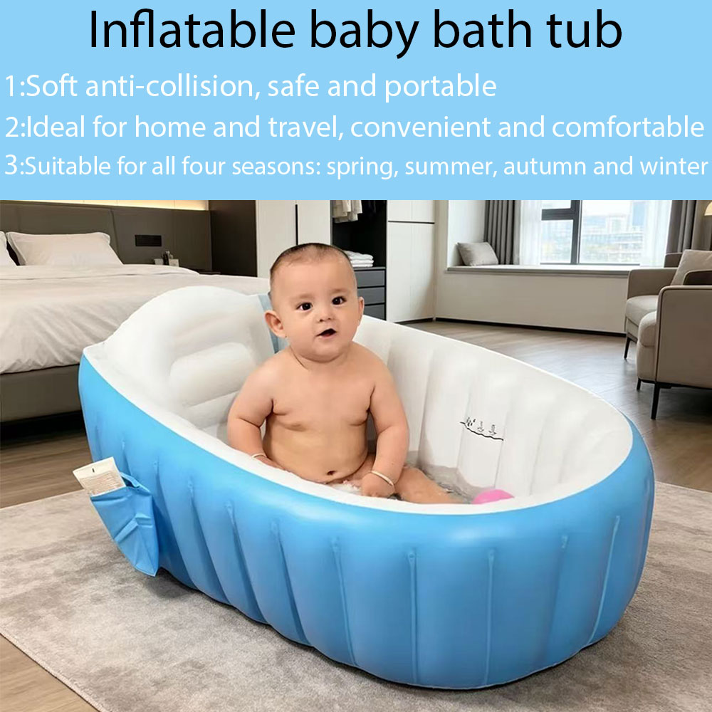 공기 주입식 아기 욕조, 휴대용 접이식 유아 욕조, 실 - Baby Bath Tub Foldable 리뷰 및 가격
