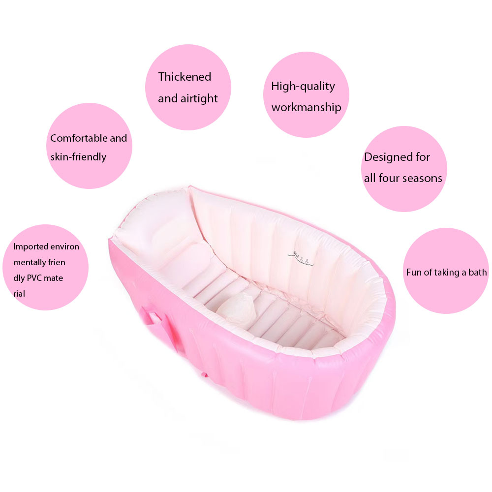 공기 주입식 아기 욕조, 휴대용 접이식 유아 욕조, 실 - Baby Bath Tub Foldable 리뷰 및 가격