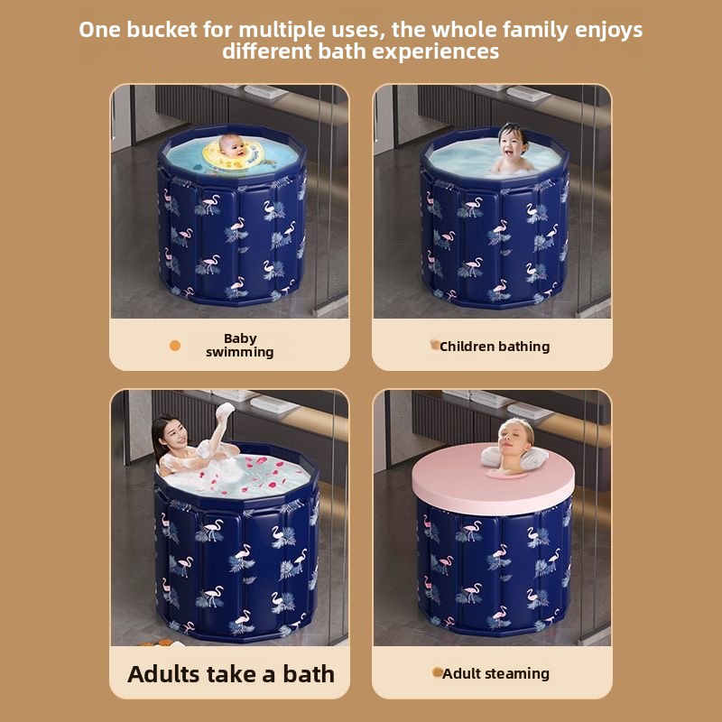 접이식 욕조 성인 어린이 전신 담금형 접이식 스팀 스파 - Baby Bath Tub Foldable 리뷰 및 가격